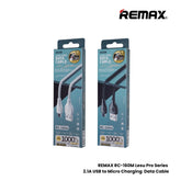 REMAX RC-160M Lesu Pro Series 2.1A USB to Micro Fast Charging Data Cable - Black